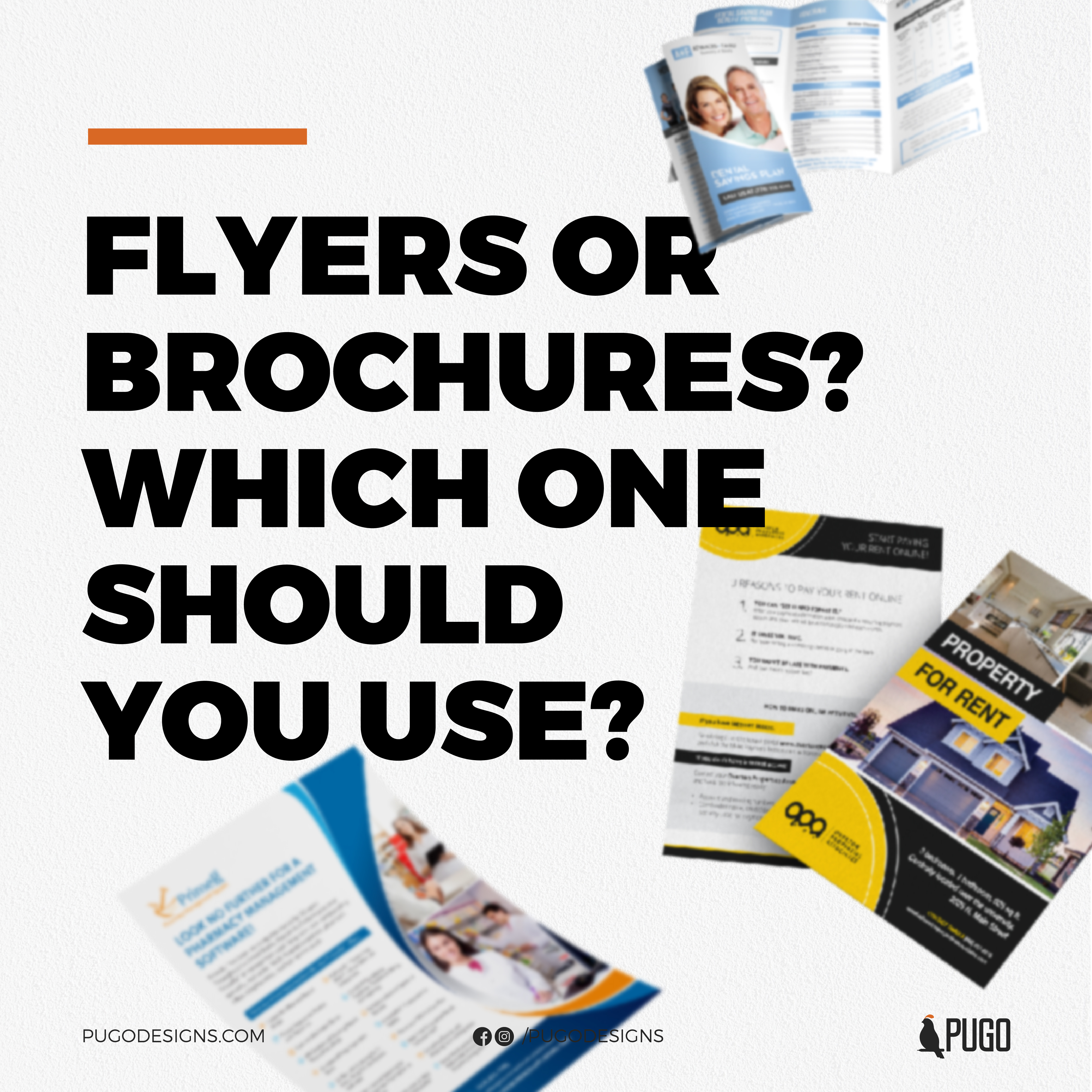 Flyers or brochures? Which one should you use?