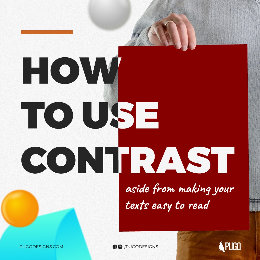 how to use contrast